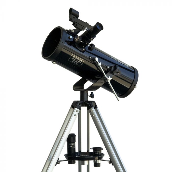 Saxon 1149eq reflector telescope top