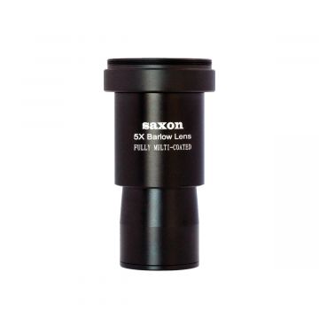 saxon 1.25" 5x Short-Focus Barlow Lens with Camera Adapter