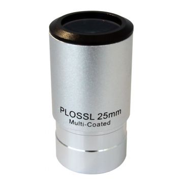 saxon 25mm 1.25" Plossl Eyepiece (Silver) - SKU#510125