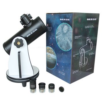 saxon Mini Dobsonian Telescope with Accessory Pack - SKU#239102