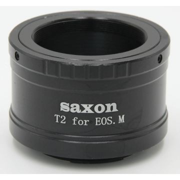 saxon T-Mount Adapter for Canon M Mount DSLR Mirrorless Camera SKU#640101 