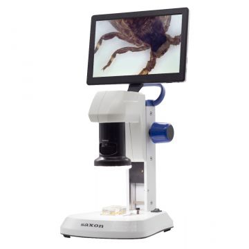 saxon 9" LCD Digital Stereo Microscope 11x-457x