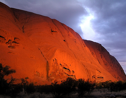 The magestic Uluru
